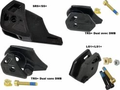 E-thirteen E Thirteen Plaques D'usure Inférieures Pour Guide Chaine Noir