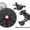 Sram Mini Groupe NX 1x11v Avec Cassette Sunrace MX8 Noir