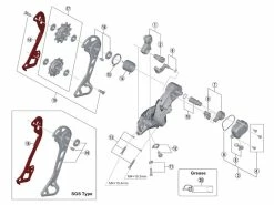 Shimano Chape Interne Pour Dérailleur XT M8000