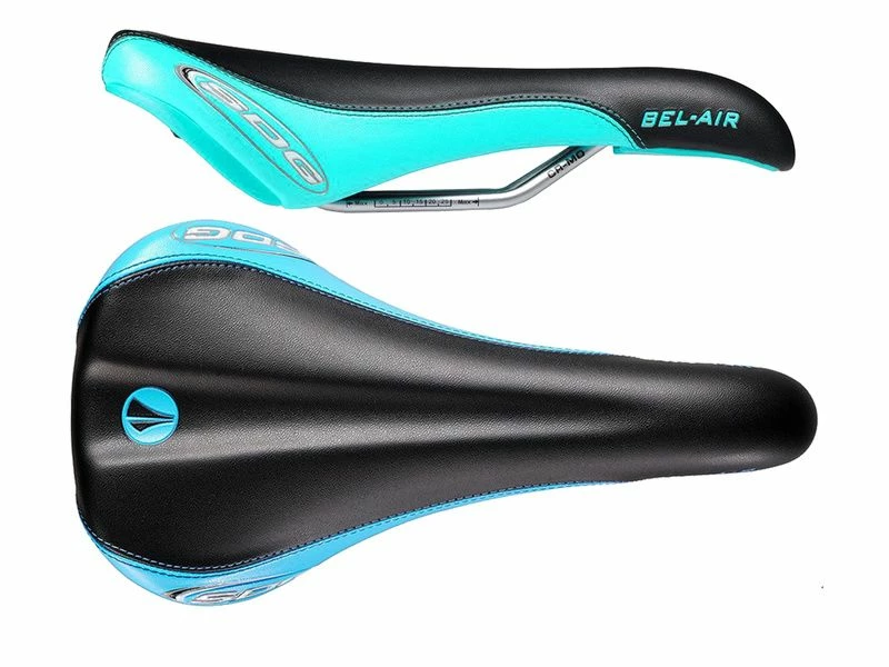 SDG Selle Bel Air RL Cro-Mo - Noir / Turquoise 2020 1 SDG Selle Bel Air RL Cro-Mo - Noir / Turquoise 2020