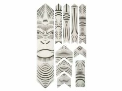 All-mountain-style All Mountain Style Kit De Protections De Cadre XL 10 Pièces -Vtt Soldes 422288