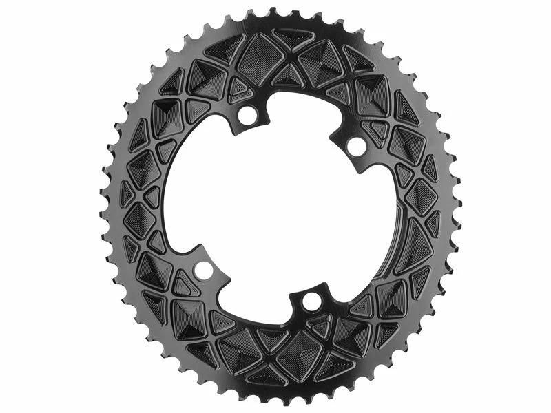 Absolute Black Plateau Ovale Premium - 4 Trous 110 Mm (Shimano Asymétrique) - Noir 2022 3 Absolute Black Plateau Ovale Premium - 4 Trous 110 Mm (Shimano Asymétrique) - Noir 2022 – Image 3