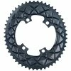 Absolute Black Plateau Ovale Premium - 4 Trous 110 Mm (Shimano Asymétrique) - Gris 2022