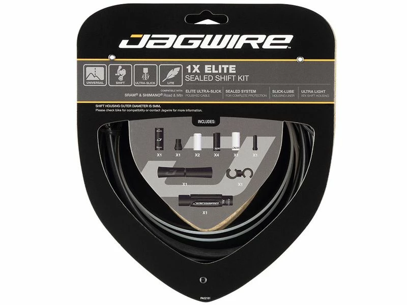 Jagwire Kit Câble Et Gaine De Dérailleur Universal Elite Sealed 1X 1 Jagwire Kit Câble Et Gaine De Dérailleur Universal Elite Sealed 1X