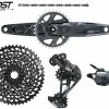 Sram Groupe GX Eagle Gris Lunar 1x12v Avec Pédalier DUB Boost 32T