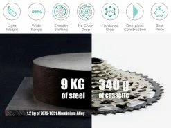 Garbaruk Cassette XD 11 Vitesses Argent 5 Garbaruk Cassette XD 11 Vitesses Argent -Vtt Soldes 432631 24